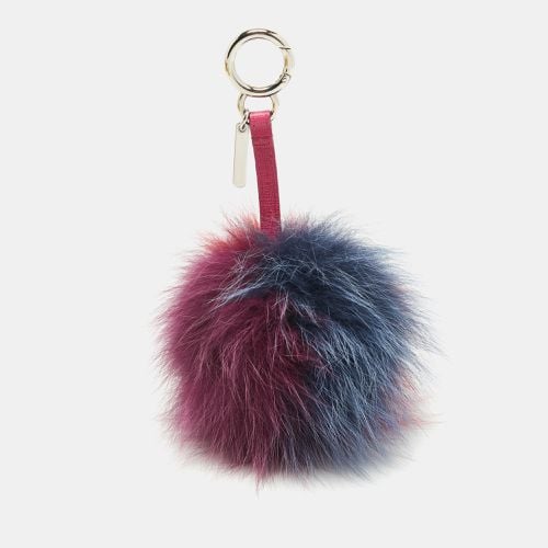 Fox Fur Pom Pom Bag Charm - Fendi - Modalova