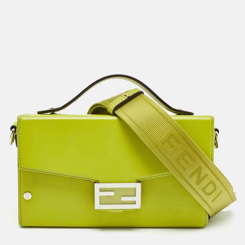 FF Embossed Leather Soft Baguette Trunk Bag - Fendi - Modalova