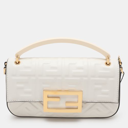 Leather Phone Baguette Bag - Fendi - Modalova