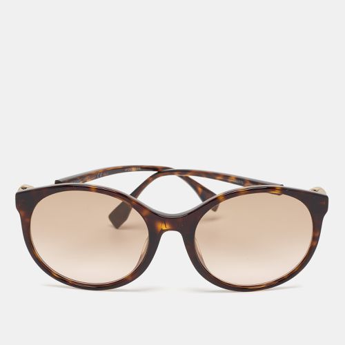 Havana Gradient FF0362/F Round Sunglasses - Fendi - Modalova