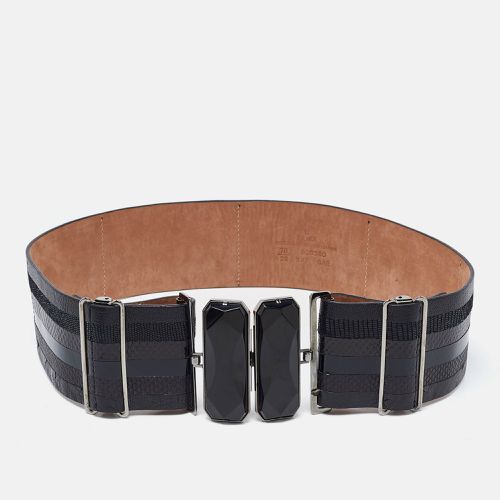 Karung, Patent and Leather Wide Waist Belt 70CM - Fendi - Modalova