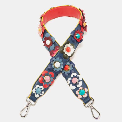 Multcolor Leather Flowerland Strap You Shoulder Bag Strap - Fendi - Modalova