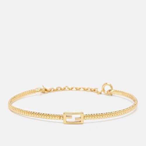 Fendi Baguette Gold Tone Bracelet M - Fendi - Modalova