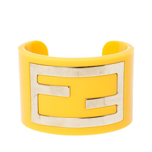 Resin Zucca Cuff Bracelet - Fendi - Modalova