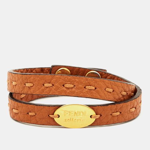 Selleria Leather Tone Bracelet - Fendi - Modalova