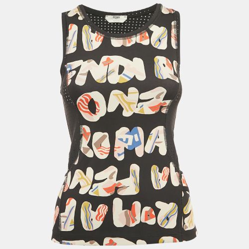 Printed Technical Jersey Tank Top S - Fendi - Modalova