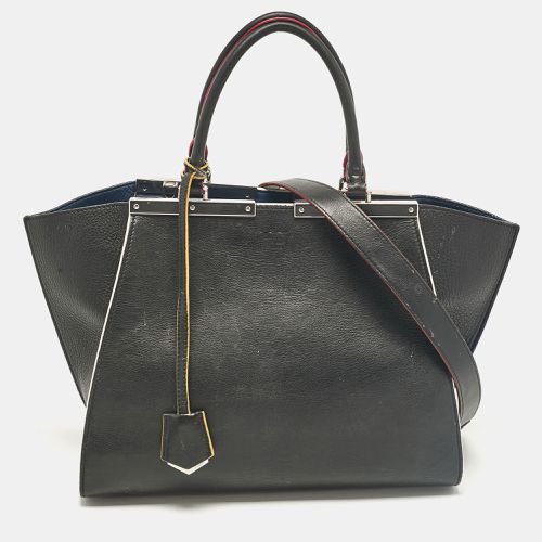 Blue Leather Medium 3Jours Tote - Fendi - Modalova