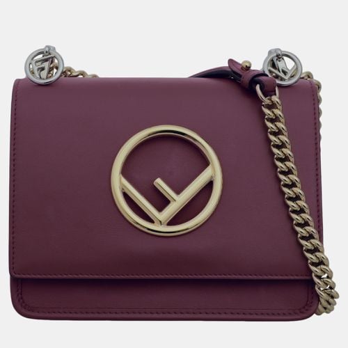 Fendi Kan F Logo Chain Shoulder Bag - Fendi - Modalova