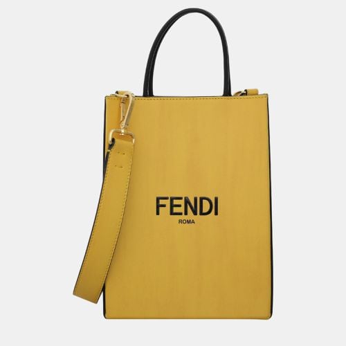 Roma Leather Shopping Tote Bag - Fendi - Modalova