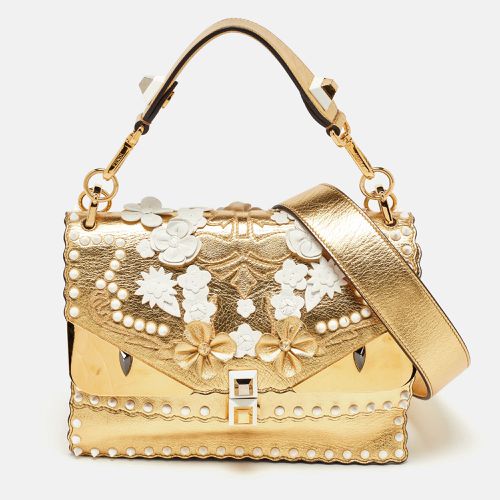 Leather Floral Studded Wonder Monster Kan I Shoulder Bag - Fendi - Modalova