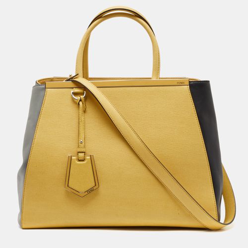 Tricolor Leather Medium 2Jours Tote - Fendi - Modalova