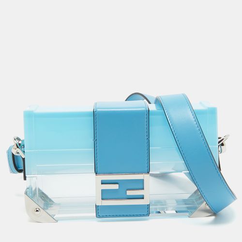 Ombre Plexiglass and Leather Mini Trunk Baguette - Fendi - Modalova