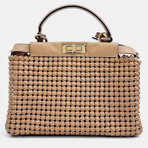 Fendi Interlace Peekaboo Medium bag - Fendi - Modalova