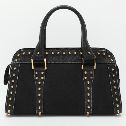 Canvas and Leather Selleria Embellished Satchel - Fendi - Modalova