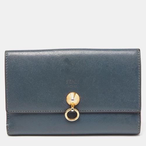 Leather Trifold Compact Wallet - Fendi - Modalova