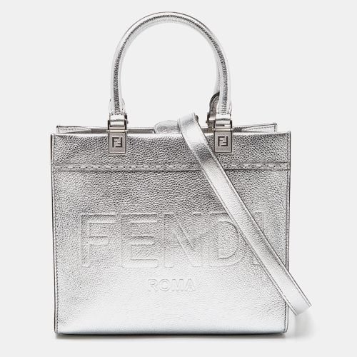 Laminated Leather Small Sunshine Tote - Fendi - Modalova