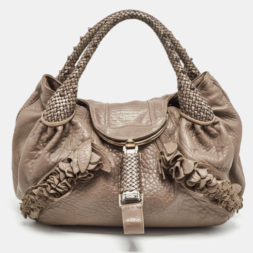 Fendi Beige Leather Raffle Spy Hobo - Fendi - Modalova