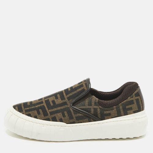 Canvas and Fabric FF Slip On Sneakers Size 36 - Fendi - Modalova