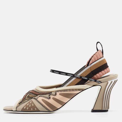 Fabric Ankle Strap Sandals Size 39 - Fendi - Modalova