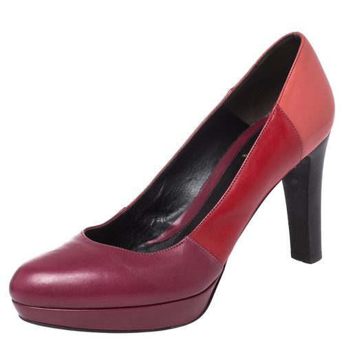 Leather Platform Pumps Size 39 - Fendi - Modalova