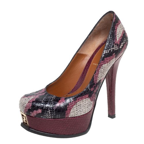 Python sta Platform Pumps Size 36 - Fendi - Modalova