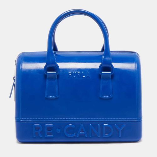 Furla Blue Re-Rubber Candy Satchel - Furla - Modalova