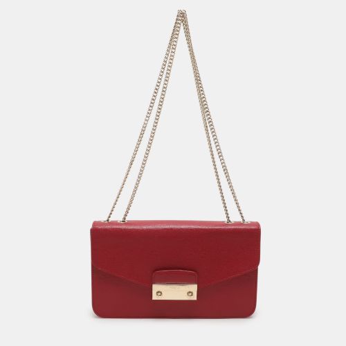 Leather Metropolis Chain Shoulder Bag - Furla - Modalova