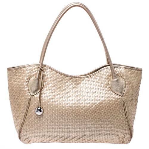 Woven Raffia and Leather Shopper Tote - Furla - Modalova