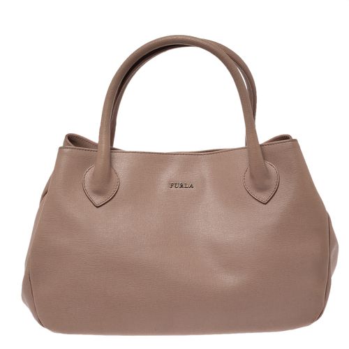 Furla Beige Leather Giselle Tote - Furla - Modalova