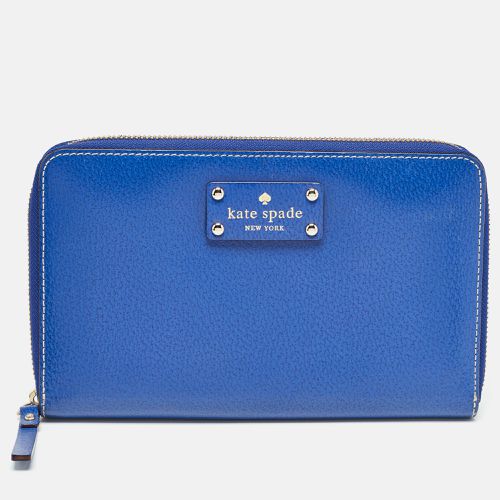 Leather Zip Organizer Clutch - Kate Spade - Modalova