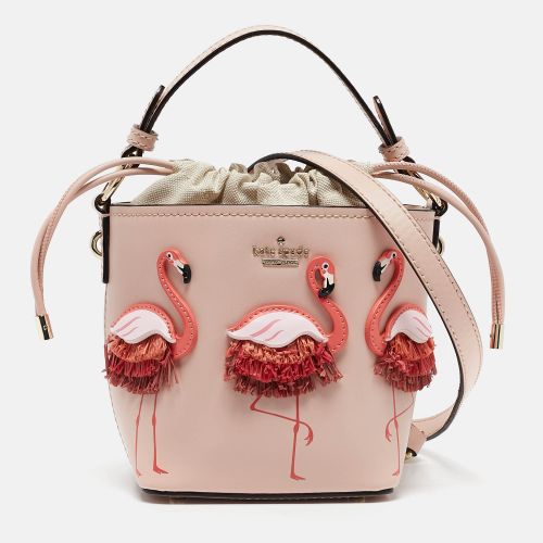 Leather By The Pool Flamingo Pippa Bucket Bag - Kate Spade - Modalova