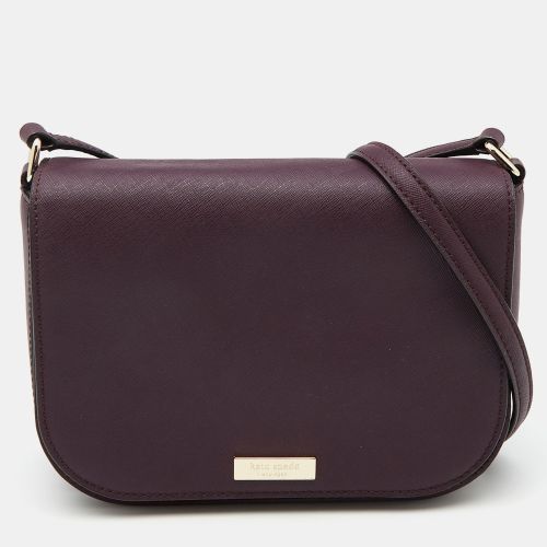 Plum Leather Large Laurel Way Carsen Crossbody Bag - Kate Spade - Modalova