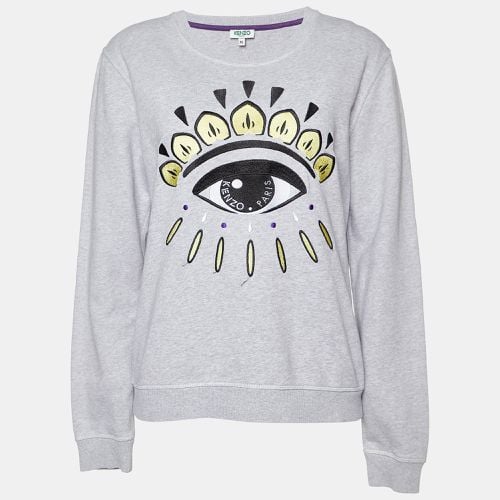 Cotton Eye Embroidered Sweatshirt XL - Kenzo - Modalova