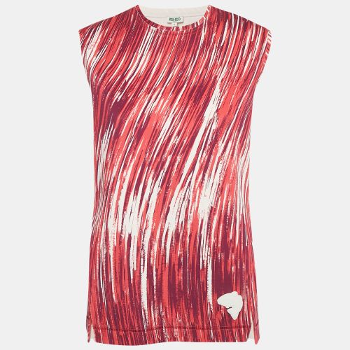 Multicolor Printed Jersey Sleeveless Tunic S - Kenzo - Modalova