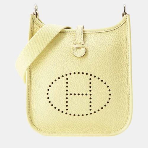 Jaune Milton Taurillon Clemence Evelyne bag Size Tpm - Hermes - Modalova