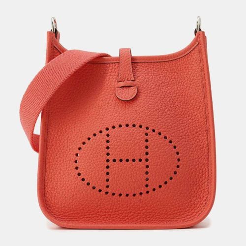 Rose Texas Taurillon Clemence Evelyne TPM Shoulder Bag - Hermes - Modalova