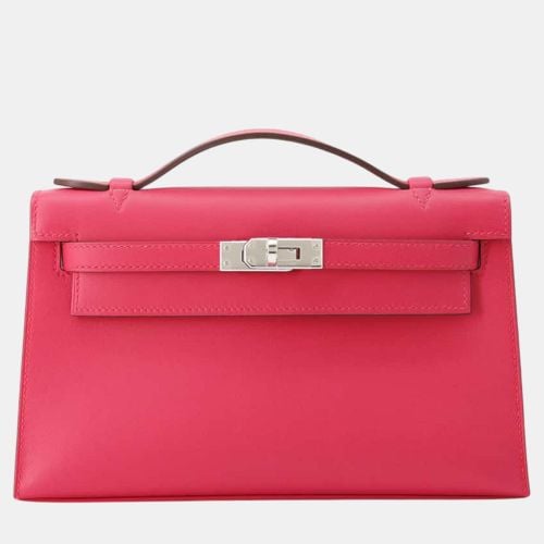 Rose Xream Swift Leather Kelly Pochette Bag - Hermes - Modalova