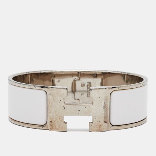 Hermès Clic Clac H Enamel Palladium Plated Bracelet - Hermes - Modalova