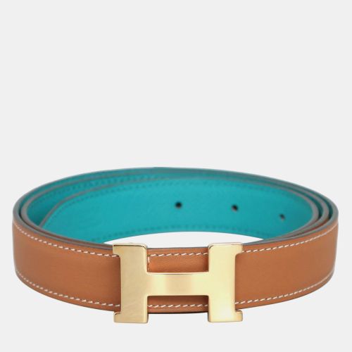 Epsom, Swift Leather Mini Constance 24 Reversible Belt - Hermes - Modalova