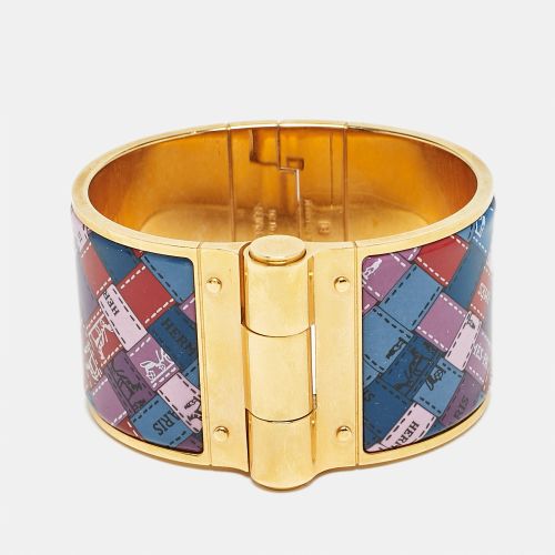 Bolduc Au Carre Enamel Plated Bracelet - Hermes - Modalova