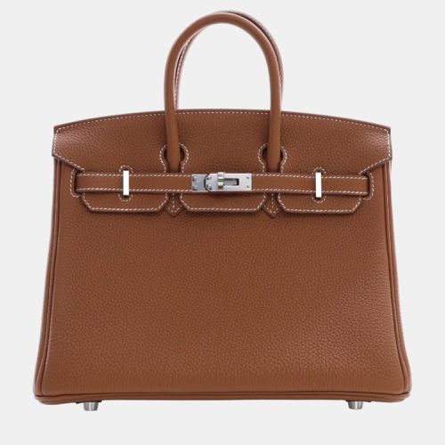 Gold Togo Leather Birkin 25 Tote Bag - Hermes - Modalova