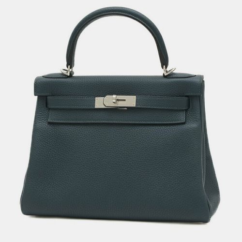 Vert Chypre Togo Kelly 28 Handbag - Hermes - Modalova