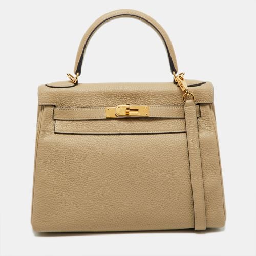 Hermès Trench Togo Leather Gold Finish Kelly Retourne 28 Bag - Hermes - Modalova