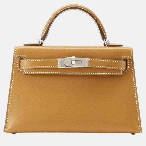 Natural Sable Voatler Mini Kelly II Top Handle Bag - Hermes - Modalova