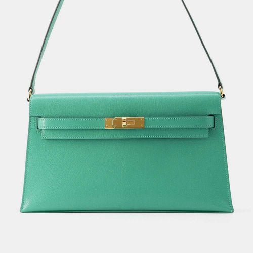 Elan Menthe Chevre Leather Shamquila Kelly Bag - Hermes - Modalova