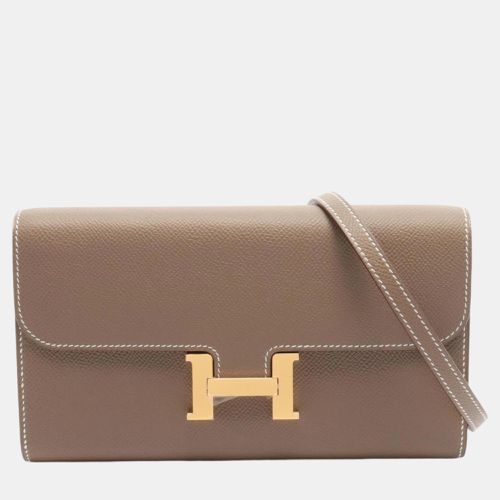 Epsom Leather Constance Long To-Go Shoulder Bag - Hermes - Modalova