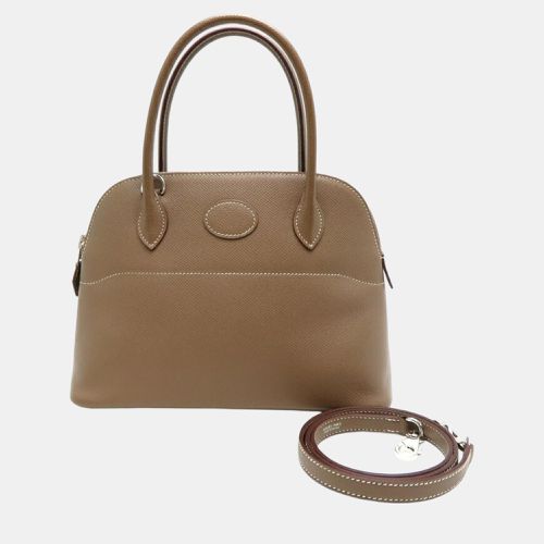 Etoupe Epsom leather Bolide 27 handbag - Hermes - Modalova