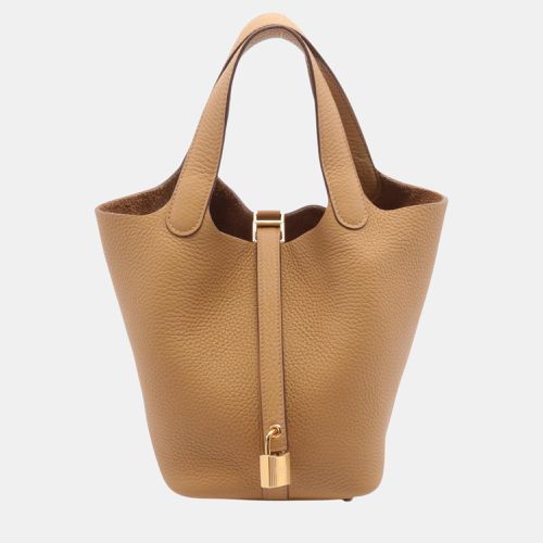 Picotin Lock PM Handbag Leather - Hermes - Modalova