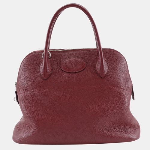 Rouge Grenat Leather Bolide 31 Handbag - Hermes - Modalova