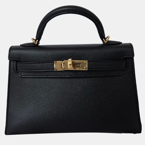 Hermes Black Epsom Mini Kelly bag - Hermes - Modalova